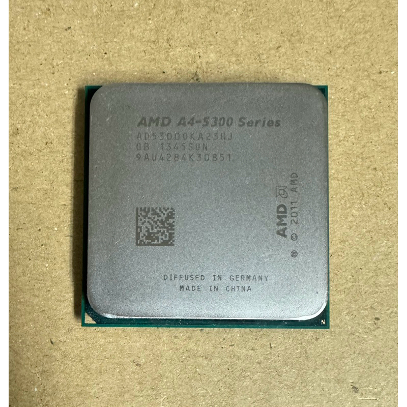 AMD A4-5300 FM2 CPU AD53000KA23HJ+散熱器風扇