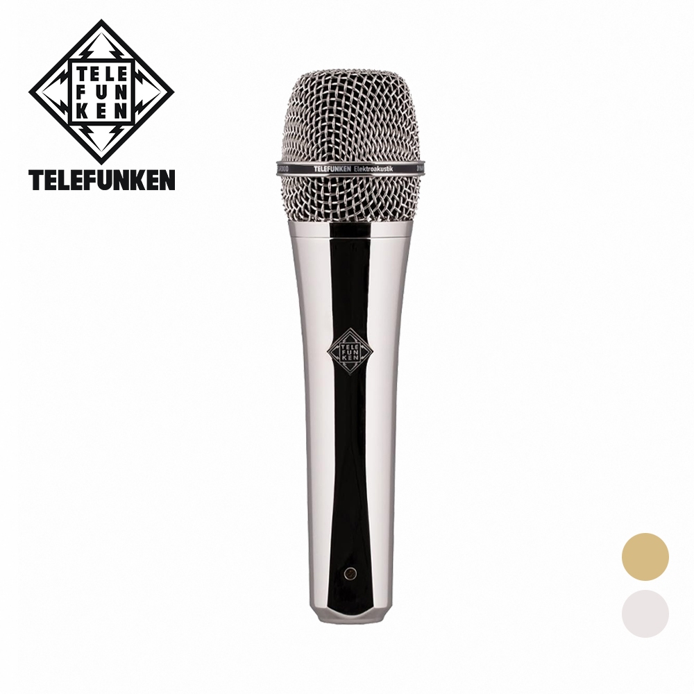 Telefunken M80 Chrome/Gold 超心形動圈式麥克風 電鍍銀/電鍍金色【敦煌樂器】