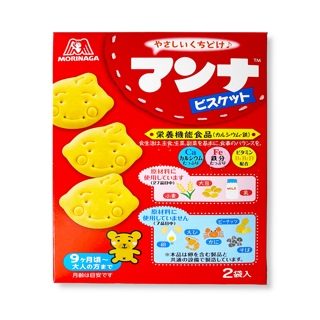 【森永】日本零食 MORINAGA 嬰兒牛奶餅乾(86g)