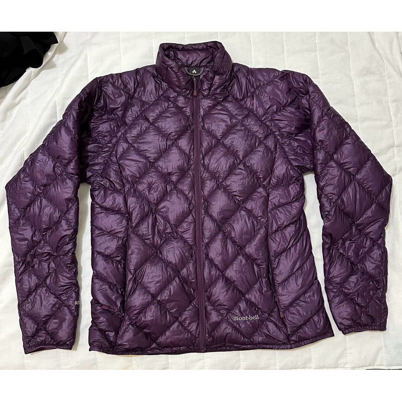 mont-bell 日本 女 高保暖超輕量鵝絨外套900FP羽絨夾克 XL 深紫色