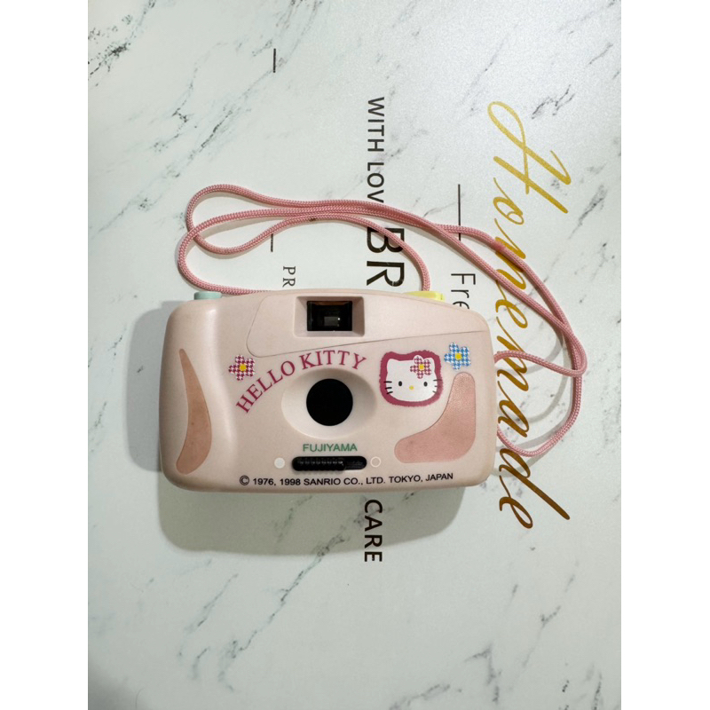 古董相機 Hello Kitty 凱蒂貓 粉紅色 底片傻瓜相機 玩具相機 絕版復古 Sanrio 三麗鷗