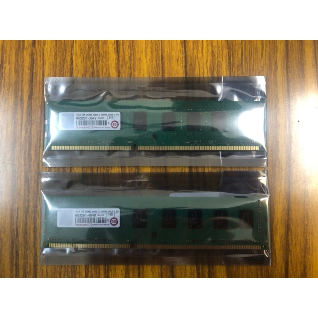 【創見 Transcend】4G JM DDR3 1600 記憶體 - 全新未拆封