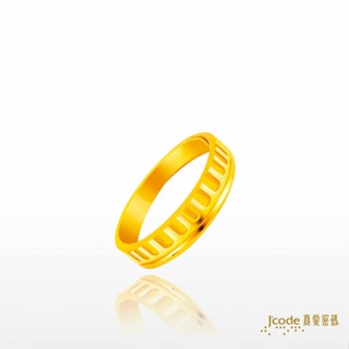 【J’code真愛密碼】年輪 女 黃金戒指 對戒 9999純黃金 女戒 小款 情人節 禮物 美鑫 23秋冬