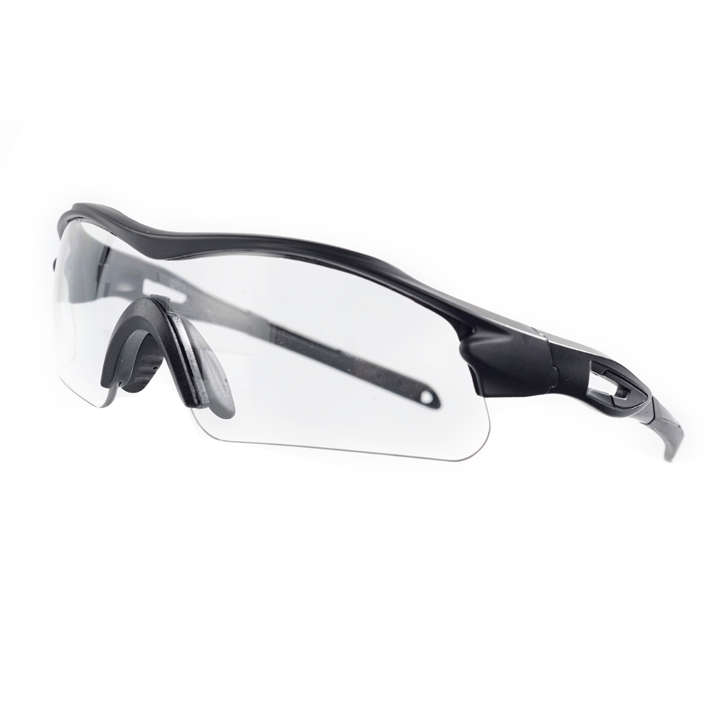 【蛋蛋堂】華山 護目鏡 防護鏡 抗BB彈眼鏡 防彈鏡抗UV 太陽眼鏡 GL938黑框變色(透明-灰)防霧-FSGL938