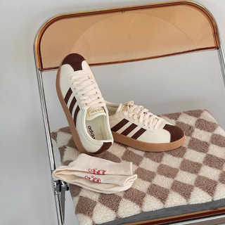 新款🔺Adidas Neo VL COURT 焦糖牛奶 泰迪熊 奶油色 焦糖底 復古 厚底 德訓鞋 ID6016