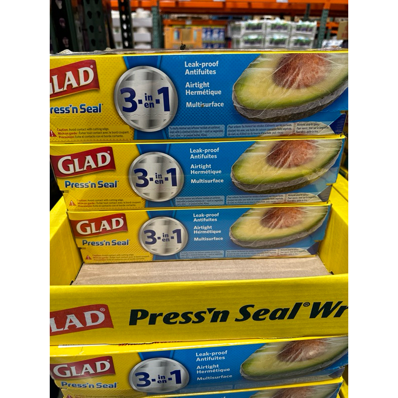 好市多代購c12-Glad Press’n Seal 強力保鮮膜 3入