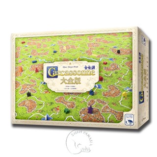 *【新天鵝堡桌遊】卡卡頌3.0大盒版 Carcassonne 3.0 Big Box 墊腳石購物網