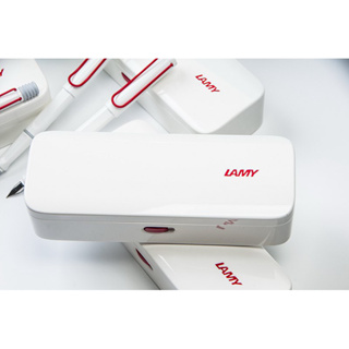 LAMY限量鋼筆禮盒/ Safari狩獵者系列-白紅