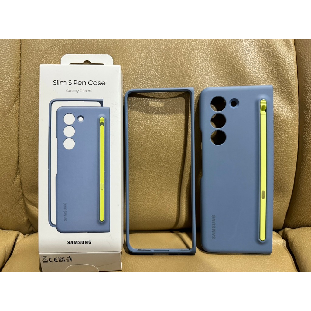 三星 Galaxy Z Fold5 原廠薄型保護殼 ( 附 S Pen ) 冰霧藍