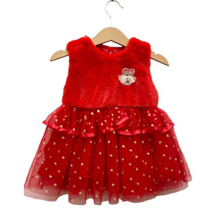 70-90🌈寶寶洋裝 紅色洋裝 過年洋裝 喜氣洋裝