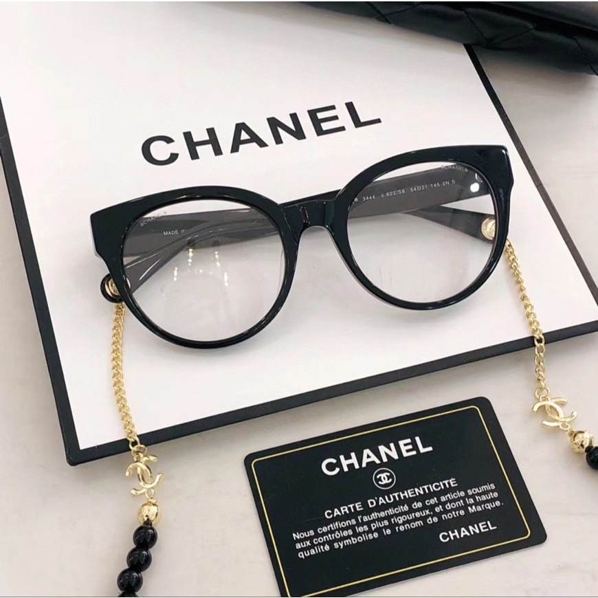 【預購】麗睛眼鏡 Chanel【可刷卡分期】香奈兒 CH3444 附香奈兒眼鏡鏈 小香眼鏡 香奈兒熱賣款 香奈兒廣告款