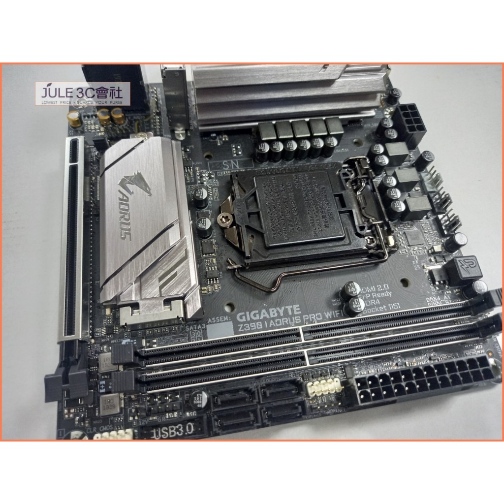 JULE 3C會社-技嘉 Z390 I AORUS PRO WIFI Z390/電競/數位電源/庫存/ITX 主機板