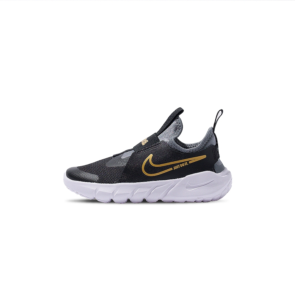 Nike Flex Runner 2 PSV 中童 黑金 襪套式 慢跑 休閒 運動 慢跑鞋 DJ6040-007