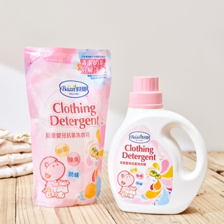 貝恩嬰兒抗菌洗衣精 罐裝1000ml/補充包800ml
