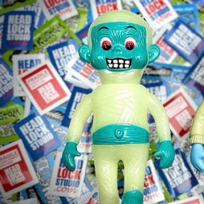 Headlock Studio KID Mummy GID Limited Sofubi Vinyl Figure