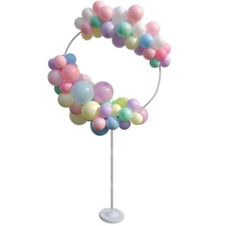 【大倫氣球】站立式圓形型氣球架組 150cm 地面型氣球座 氣球樹 空飄氣球 空飄支架 生日 婚禮 派對佈置 現貨