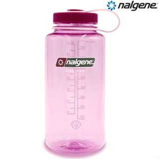 Nalgene 1000cc 寬嘴水壺/運動水瓶/寬口瓶 Tritan Sustain美國製 2020-4132 太空粉