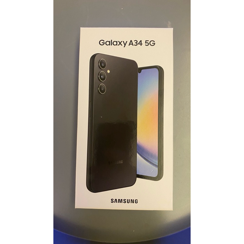 Galaxy A34 5G 128g 黑色，買samsungQ990C贈送。 無開封。