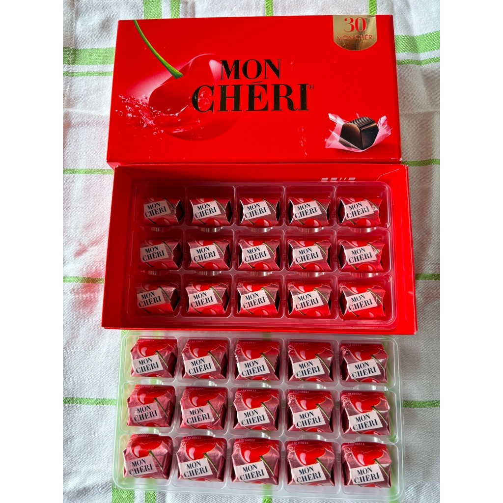 德國 Mon Chéri 酒釀櫻桃巧克力 Ferrero Mon Cheri 315 g 30入保存期限 2024年5月