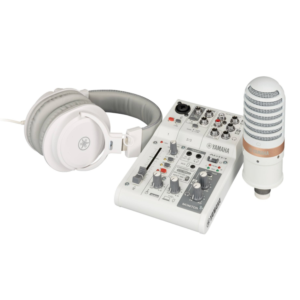 送收納袋 Yamaha / AG03 mk2 LSPK 3軌混音機 / USB宅錄套組(iOS可用) 昕欣樂器