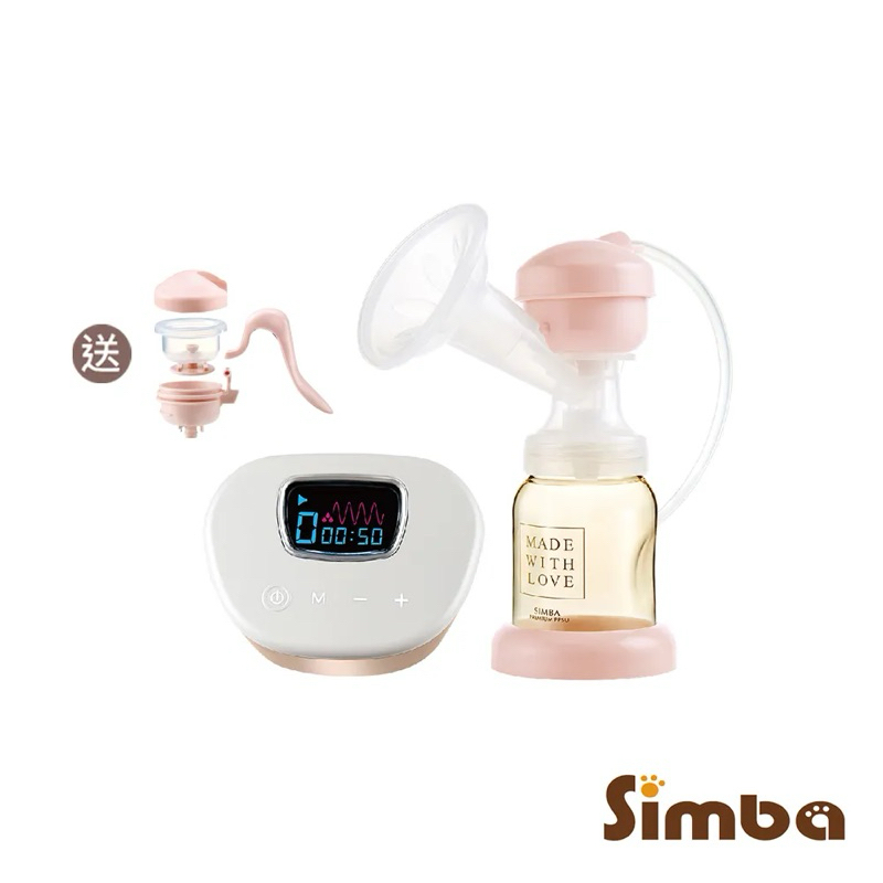 Simba 小獅王辛巴 - iFeed極美機超靜音電動吸乳器-贈手動配件五件組