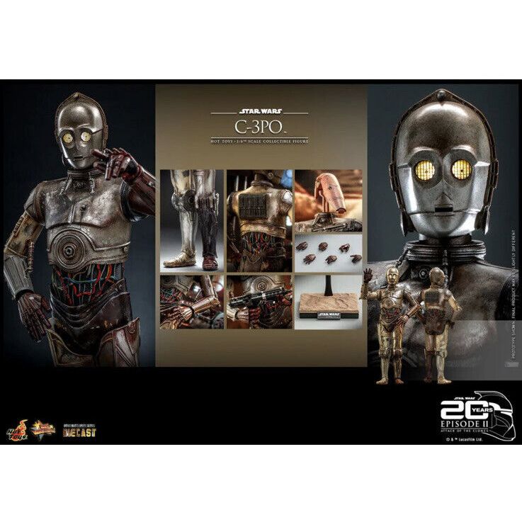 全新現Hot Toys  MMS650D46 星際大戰二部曲：複製人全面進攻 C-3PO