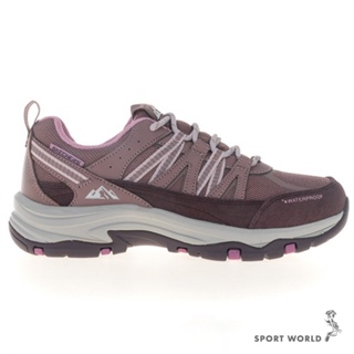 Skechers 女鞋 越野鞋 登山 防潑水 TREGO 粉【運動世界】180003MVE