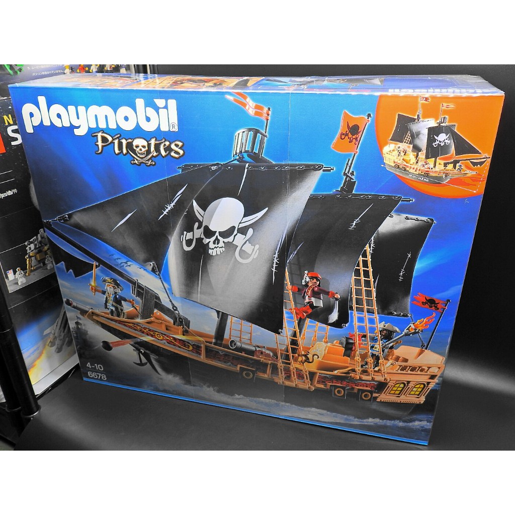 Playmobil 2014年 6678 Pirate Raiders' Ship 摩比 海盜船 A156