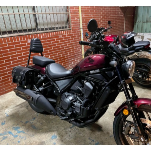 Rebel500S扶手型後貨架 適用於 Honda 叛逆者500改裝弓背 rebel500S 後貨架 Rebel 500