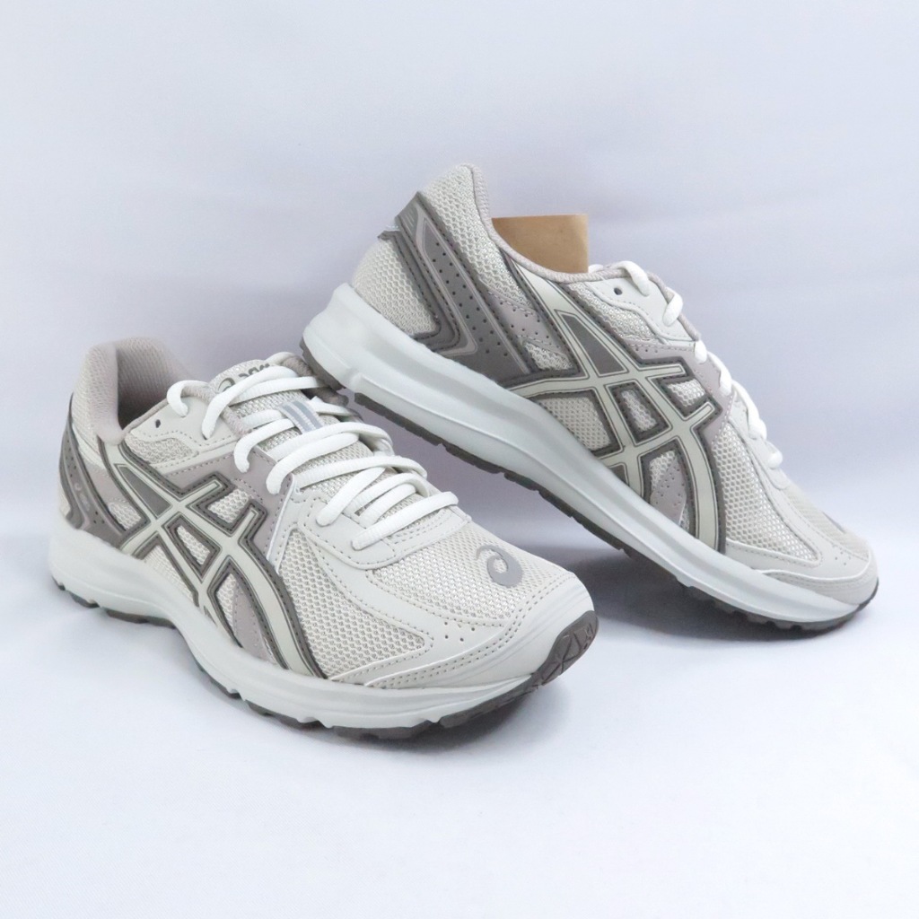 ASICS JOG 100S 1201A896200 男女休閒鞋 2E寬楦 透氣 樺木色