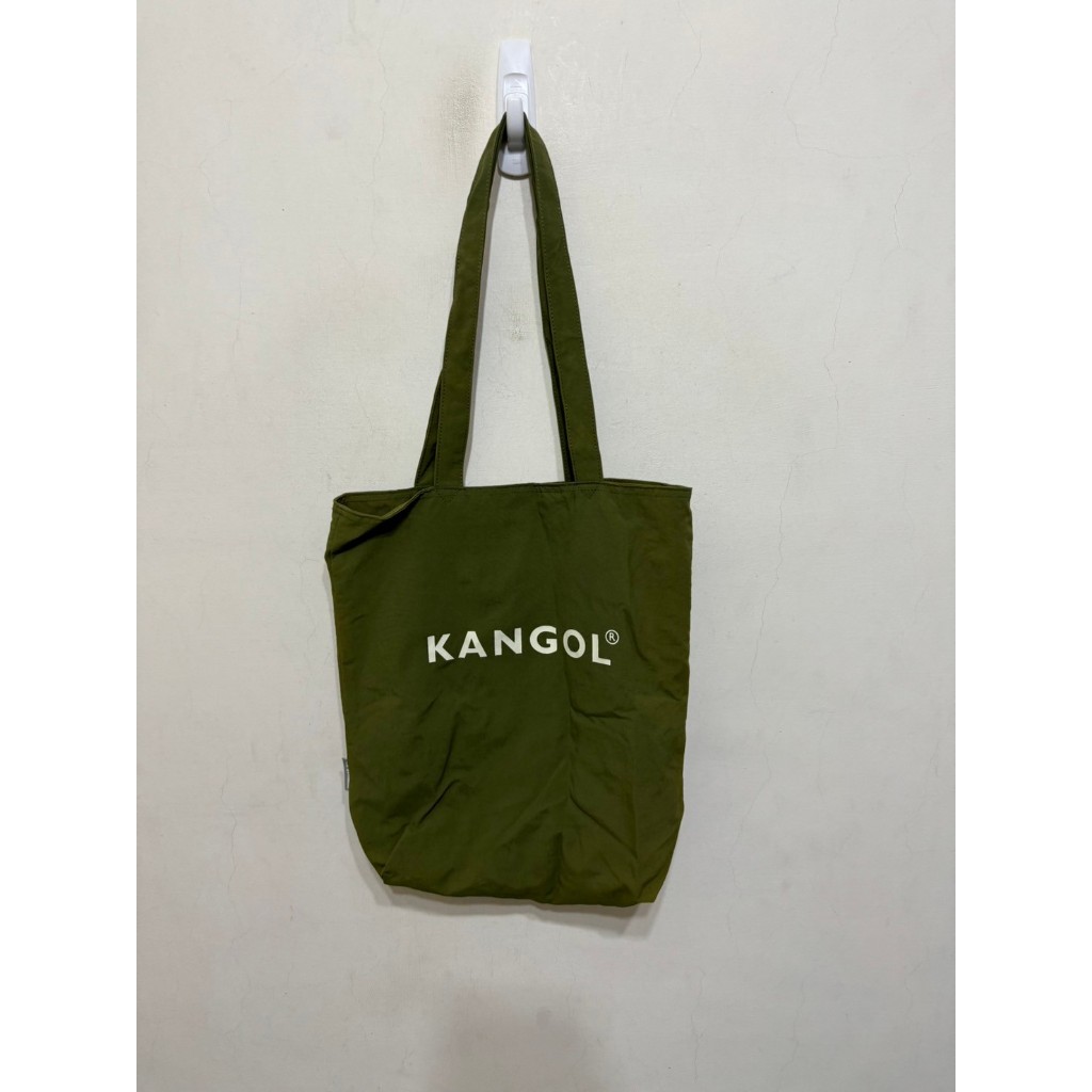 「 二手包 」 KANGOL 手提肩背包（綠色）234