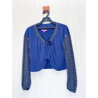 Donna Hsu 六藝設計師品牌 雙色條紋短版小外套