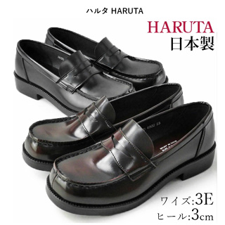 ~哈利鋪~ 日本 HARUTA 4900 3E楦 女 人造皮革 復古經典便士 皮鞋 學生鞋 通勤鞋