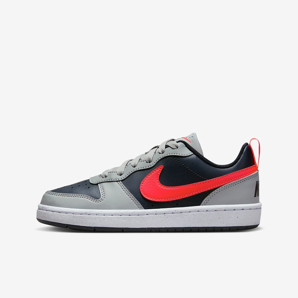 NIKE COURT BOROUGH LOW RECRAFT GS 女鞋 大童 休閒鞋 灰黑色-DV5456003