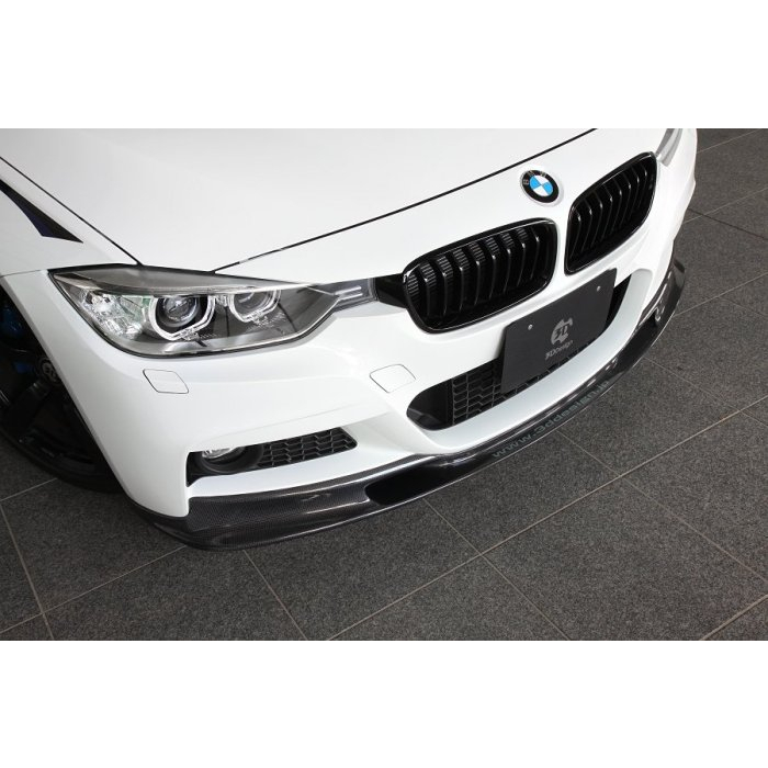 3D design BMW F30/F31 M-sport 前唇擾流板（碳纖維）【YGAUTO】