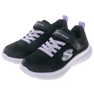 SKECHERS 童鞋 女童系列 WAVY LITES - 303522LBLK