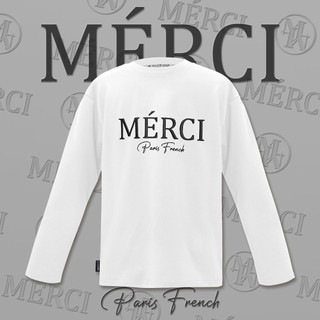 【MAJOR MADE】Merci巴黎凸繡長TEE