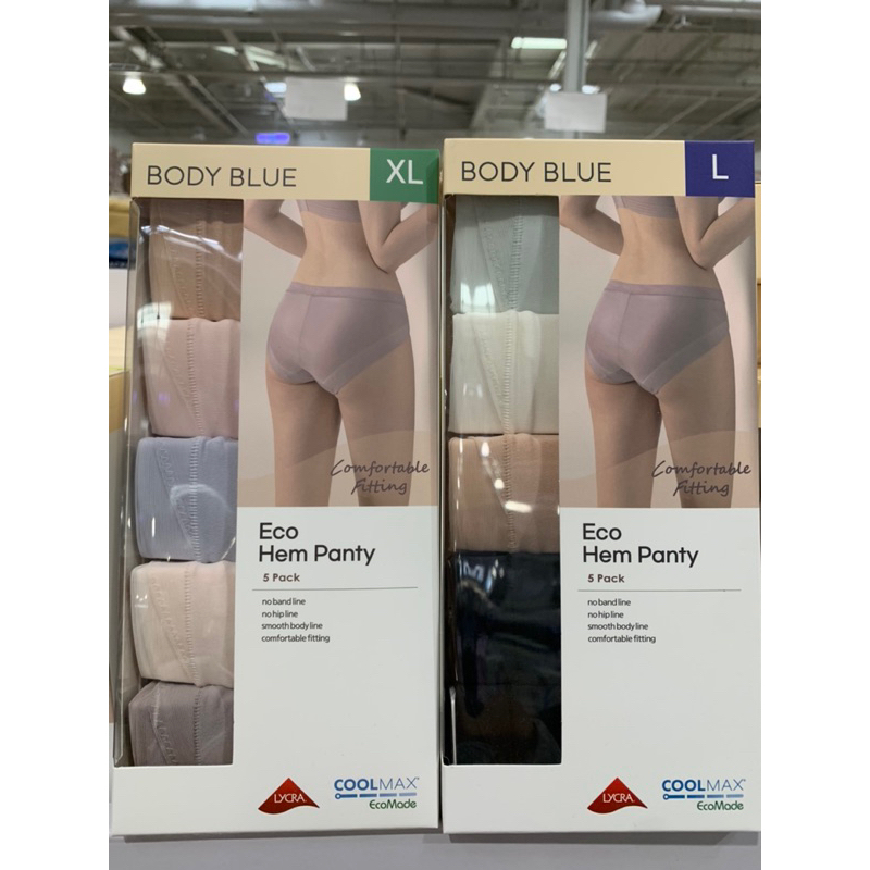 🇰🇷韓國 Body Blue 女內褲五入組 女無痕內褲五入組 天絲無痕內褲 COSTCO 好市多