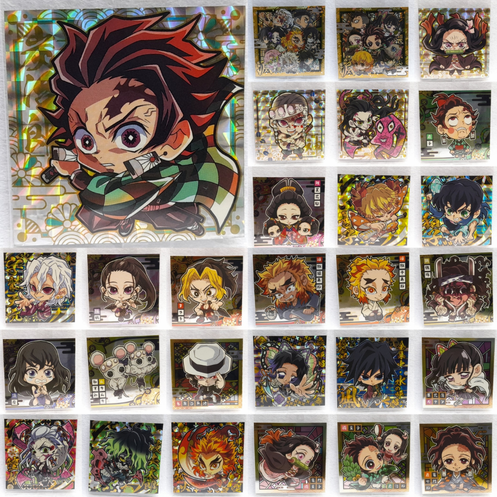 正版 鬼滅之刃 貼紙 確認款 單售 其之七 第7彈 禰豆子 蝴蝶忍 墮姬 妓夫太郎 炎柱 音柱 香奈乎 炭十郎 鋼鐵塚