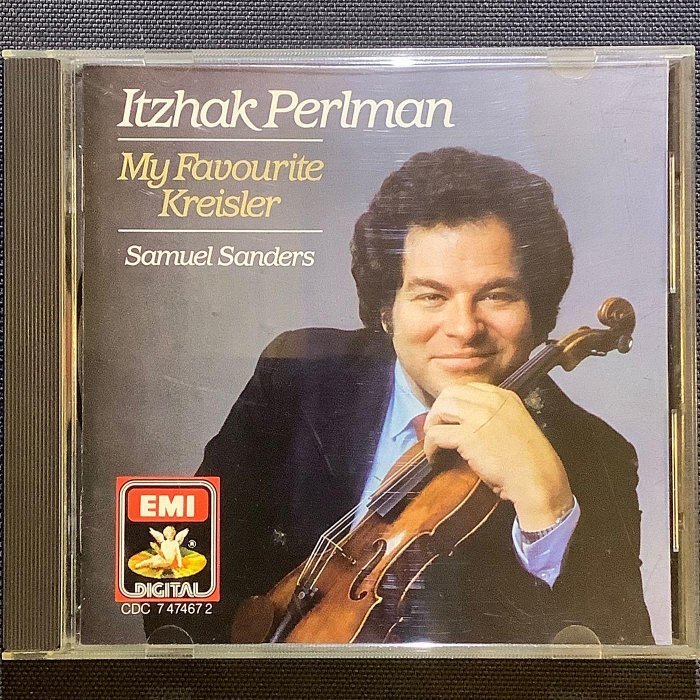 「Kreisler克萊斯勒」小提琴小品 Perlman帕爾曼/小提琴 Sanders桑德斯/鋼琴 舊版日本版無ifpi