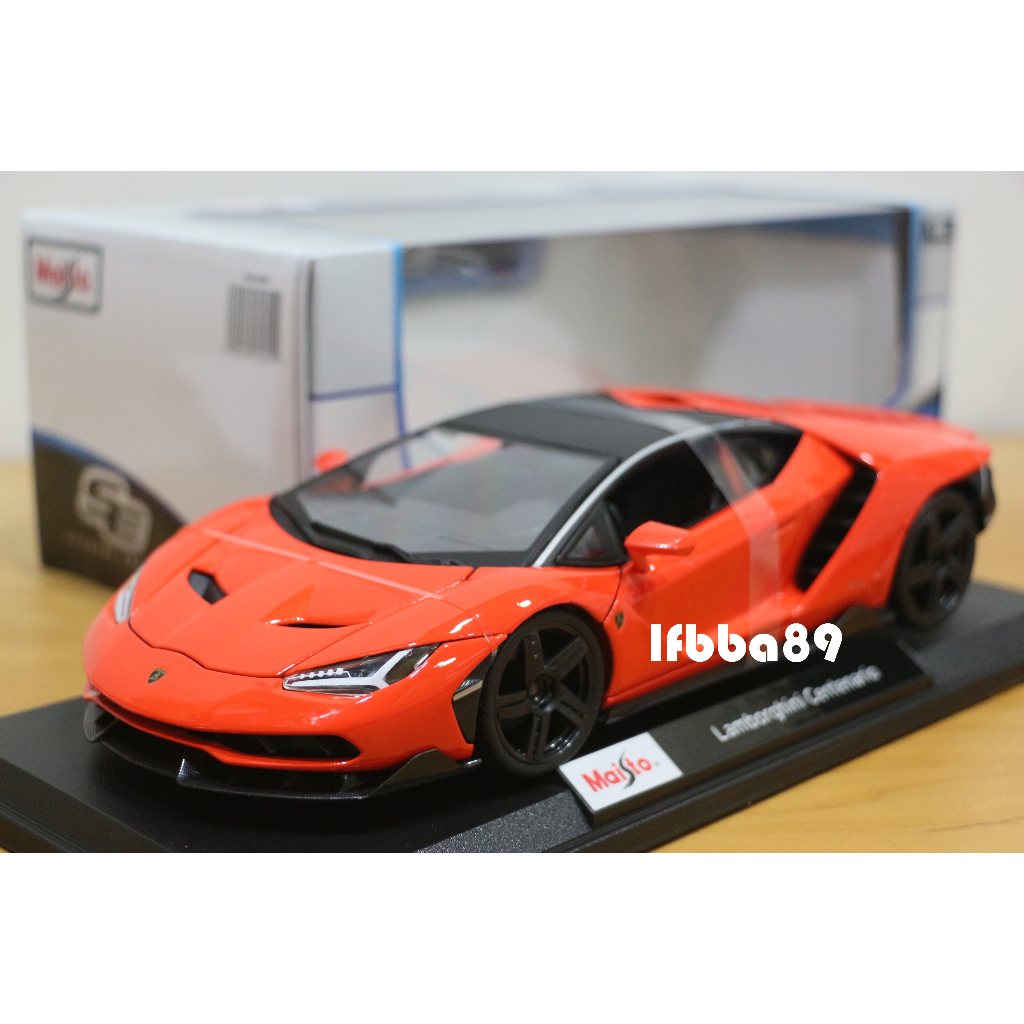 Maisto 1/18 Lamborghini Centenario LP770-4 藍寶基尼 橘