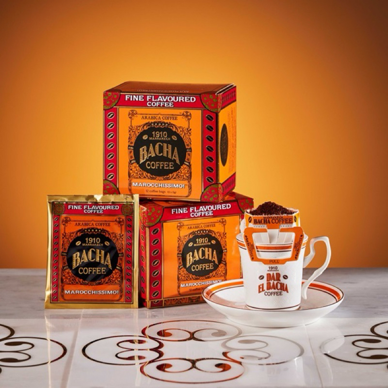 (全新)bacha coffee Marocchissimo摩洛哥百年品牌 新加坡網紅 濾掛咖啡 現貨在台 附提袋