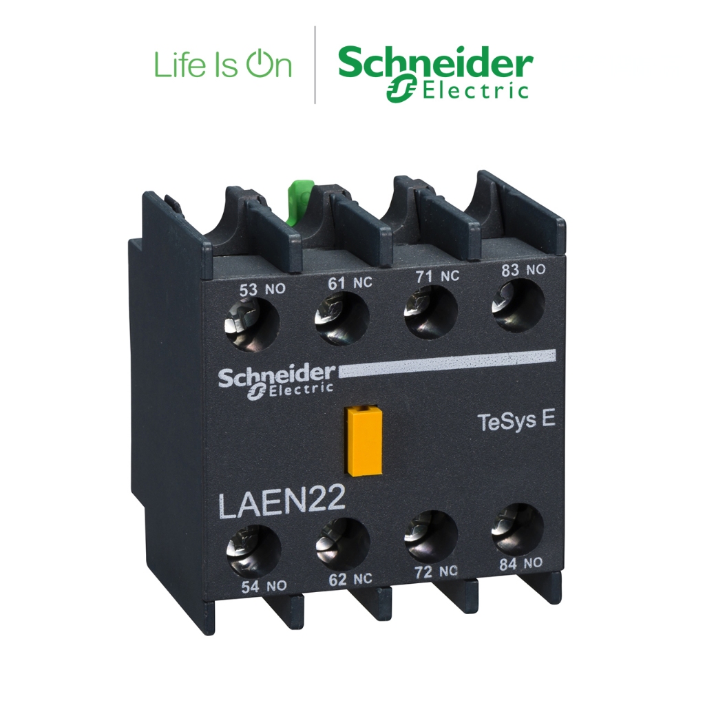 【Schneider Electric施耐德】LAEN22 輔助接點 2NO+2NC 螺絲端子