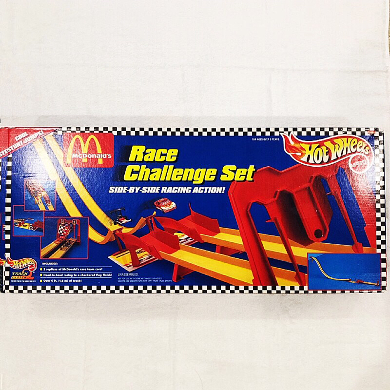 1996 風火輪 麥當勞 競賽挑戰套裝 Race Chellange Set 美泰兒 全新原裝盒 未拆封