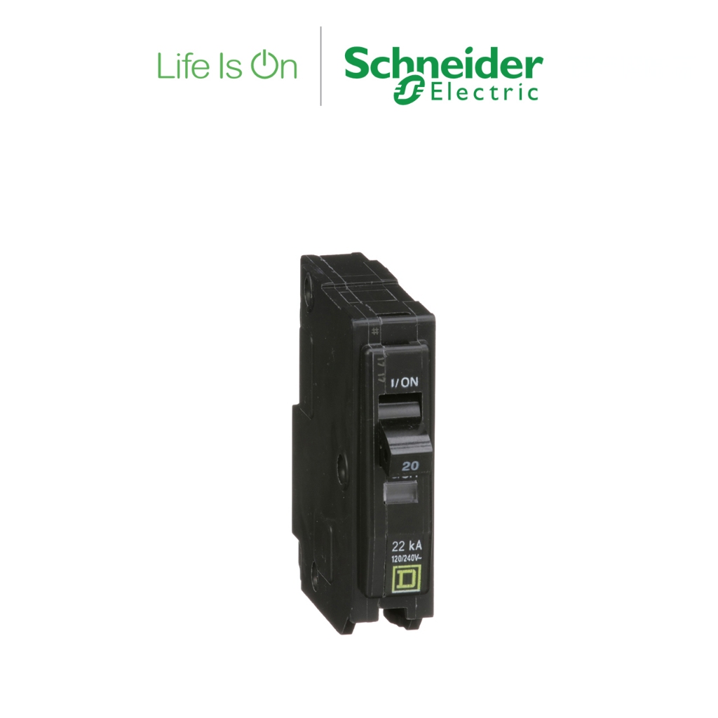 【Schneider Electric施耐德】QO120VH QO微型斷路器 1P 20A 120/240VAC