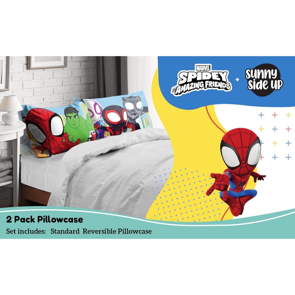一組兩入雙面 ❤️美國❤️美國迪士尼 Marvel Spidey 蜘蛛人 枕頭套