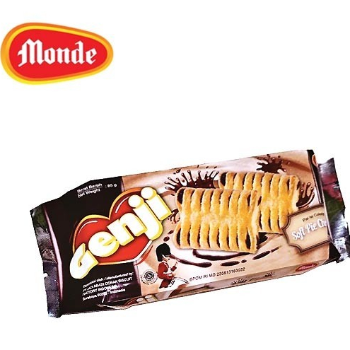 印尼 MONDE Genji Soft Pie Chocolate 可可夾心派 85g