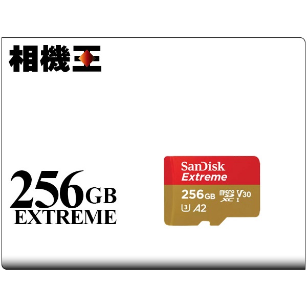 ☆相機王☆Sandisk Extreme Micro SD 256GB 記憶卡〔190MB/s〕公司貨