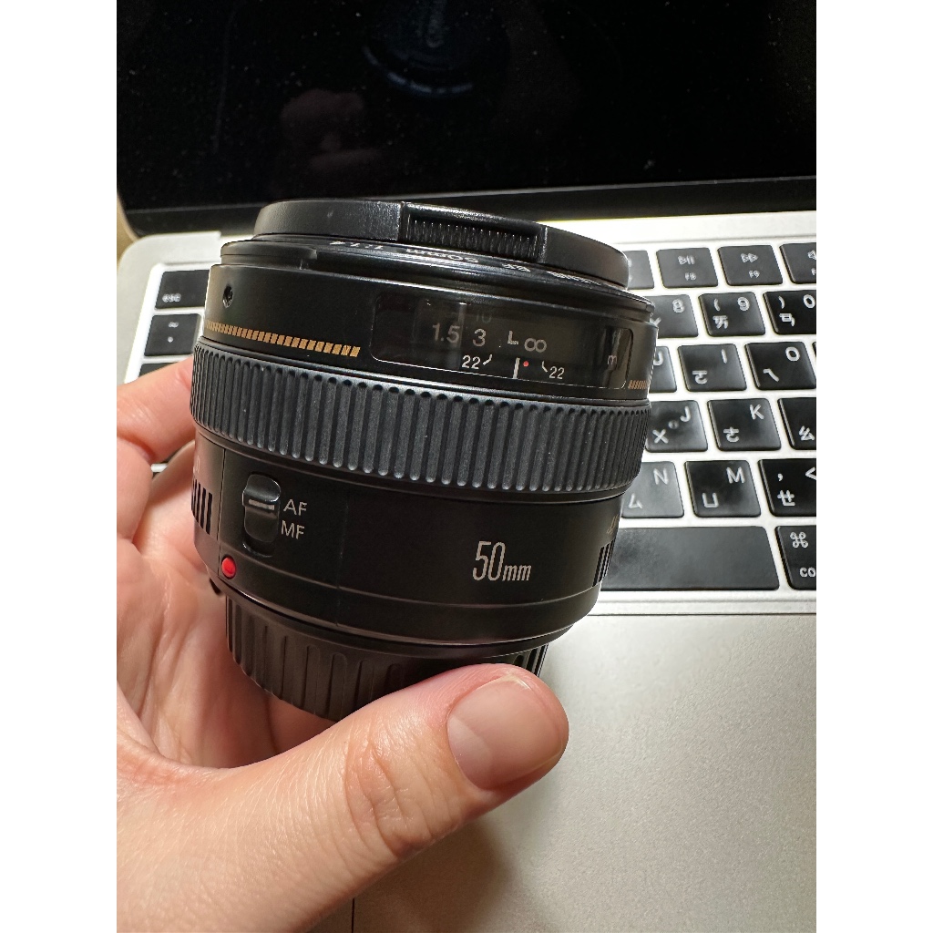 （二手台北出貨）佳能Canon 50mm f1.4 usm黃圈定焦鏡 公司貨 過保 盒單都在 基礎人像鏡 二手鏡頭