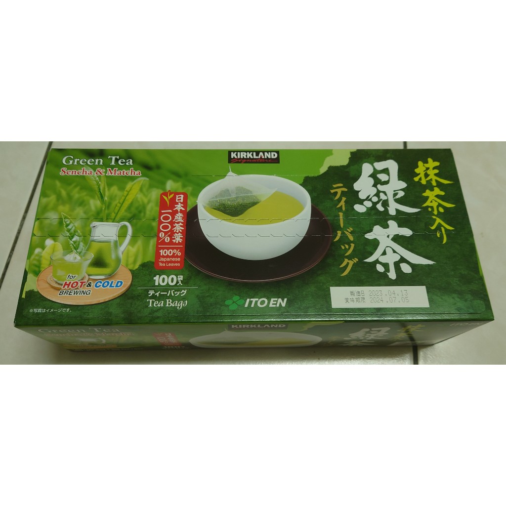 科克蘭 日本綠茶包 1.5公克 X 100入／箱